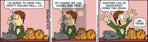 Garfield on Friday March 23, 2012 Comic Strip