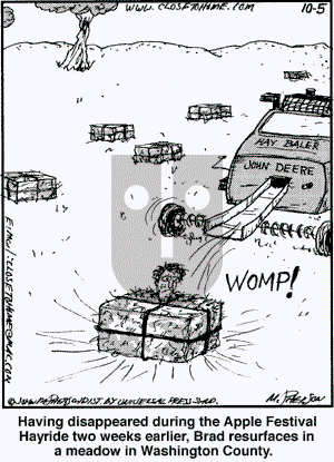 Close to Home on Friday October 5, 2007 Comic Strip