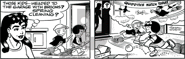 Nancy on Saturday March 1, 2003 Comic Strip