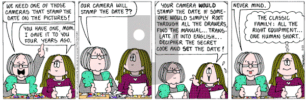Cathy Classics - Tuesday September 23, 2003 Comic Strip