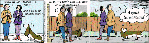 Fred Basset on Tuesday April 11, 2017 Comic Strip