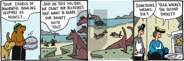 Overboard on Thursday November 28, 2019 Comic Strip