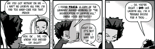 The Boondocks on Wednesday December 25, 2013 Comic Strip
