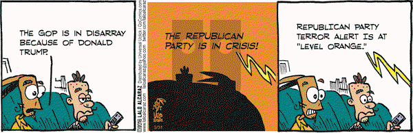 La Cucaracha on Thursday March 31, 2016 Comic Strip