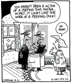 Reality Check on Monday April 21, 1997 Comic Strip