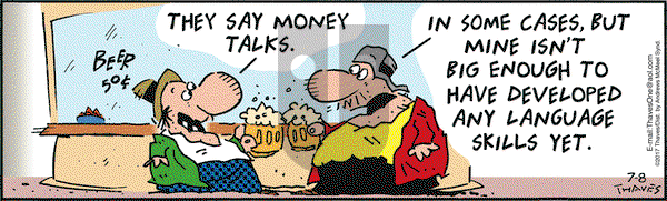 Frank and Ernest on Saturday July 8, 2017 Comic Strip