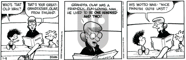 Grand Avenue on Saturday July 8, 2000 Comic Strip