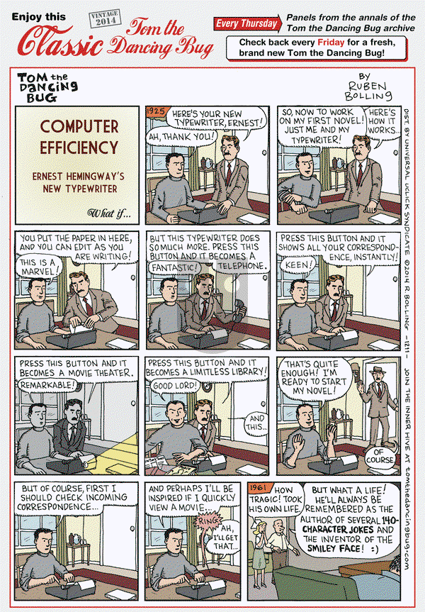 Tom the Dancing Bug on Thursday January 16, 2025 Comic Strip