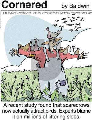 Cornered on Saturday September 16, 2000 Comic Strip
