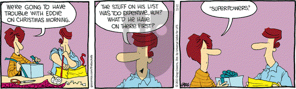 The Buckets on Monday December 23, 2013 Comic Strip
