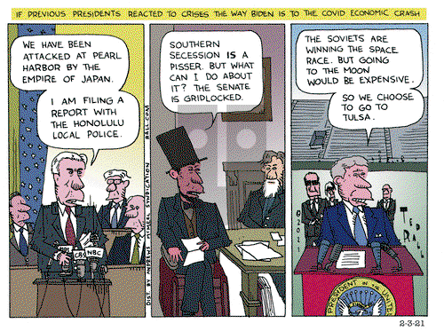 Ted Rall on Wednesday February 3, 2021 Comic Strip