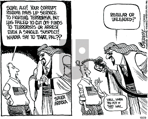 Stuart Carlson on Monday October 29, 2001 Comic Strip