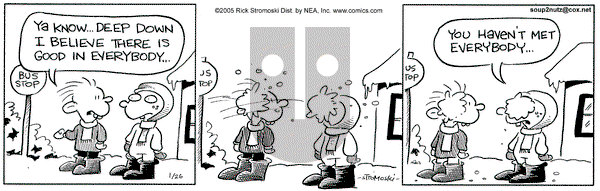 Soup to Nutz - Old on Wednesday January 26, 2005 Comic Strip