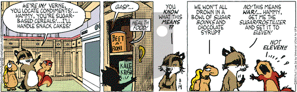 Over the Hedge on Wednesday August 14, 2013 Comic Strip
