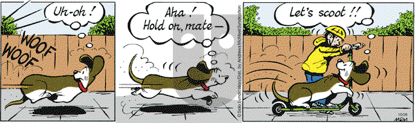 Fred Basset on Monday October 28, 2019 Comic Strip