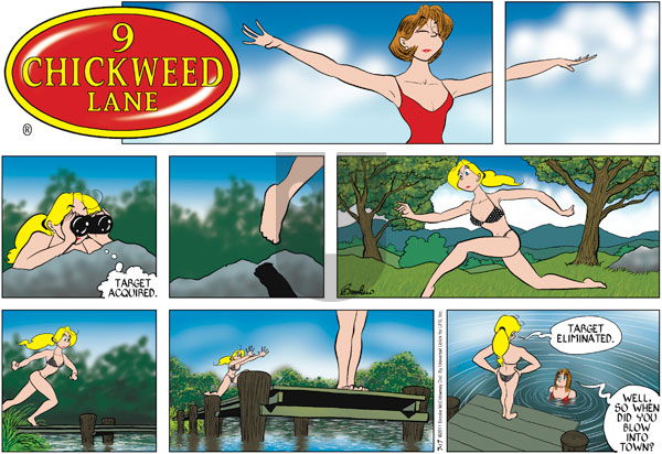 9 Chickweed Lane on Sunday July 17, 2011 Comic Strip