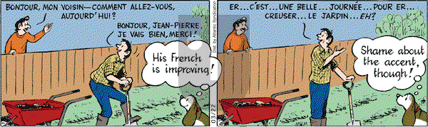 Fred Basset on Monday March 22, 2010 Comic Strip