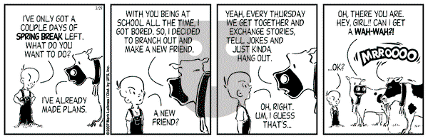 Cow and Boy Classics on Thursday March 29, 2007 Comic Strip