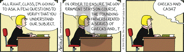 The Born Loser on Friday March 11, 2016 Comic Strip