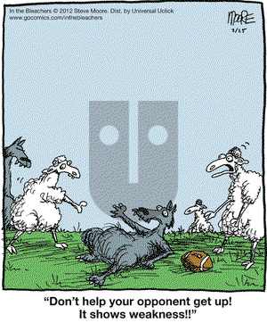 In the Bleachers - Saturday February 25, 2012 Comic Strip