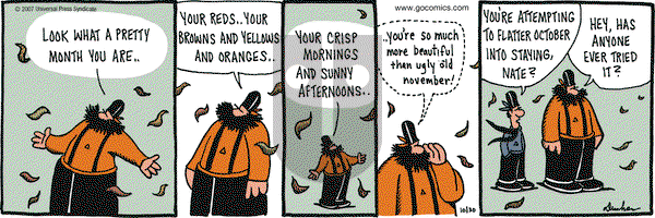 Overboard on Tuesday October 30, 2007 Comic Strip