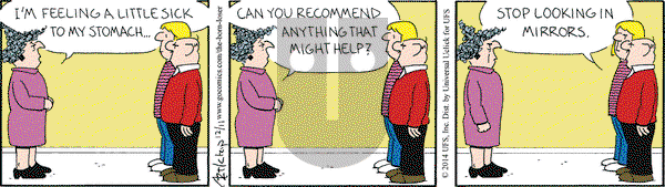 The Born Loser on Thursday December 11, 2014 Comic Strip
