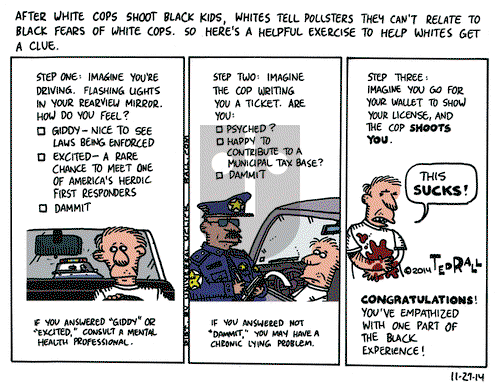 Ted Rall on Thursday November 27, 2014 Comic Strip