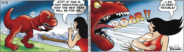Alley Oop on Tuesday December 31, 2013 Comic Strip