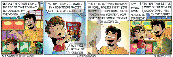 AJ and Magnus - Saturday December 12, 2015 Comic Strip