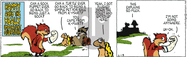 Over the Hedge on Thursday June 13, 2013 Comic Strip