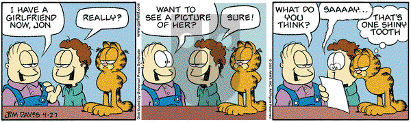Garfield on Friday April 27, 2001 Comic Strip