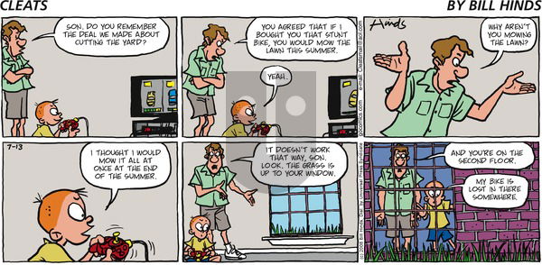 Cleats on Sunday July 13, 2008 Comic Strip