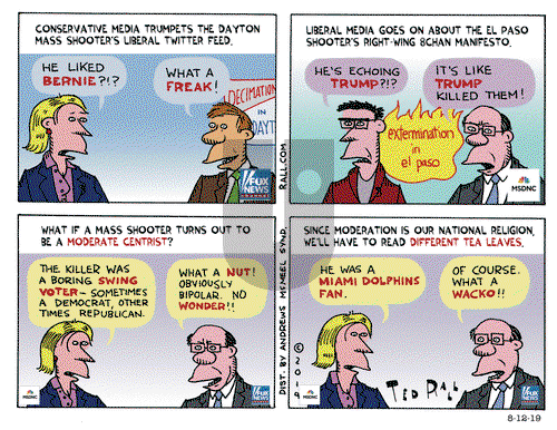 Ted Rall on Monday August 12, 2019 Comic Strip