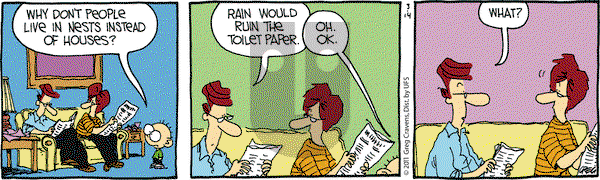 The Buckets on Monday March 14, 2011 Comic Strip