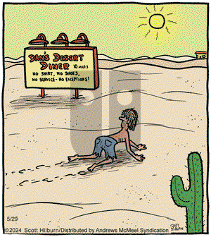 The Argyle Sweater - Wednesday May 29, 2024 Comic Strip