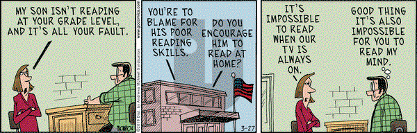 Grand Avenue on Wednesday March 27, 2019 Comic Strip