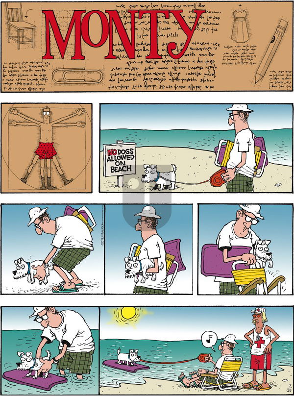 Monty on Sunday July 28, 2019 Comic Strip