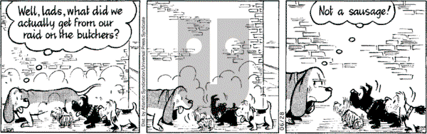 Fred Basset on Thursday June 28, 2007 Comic Strip