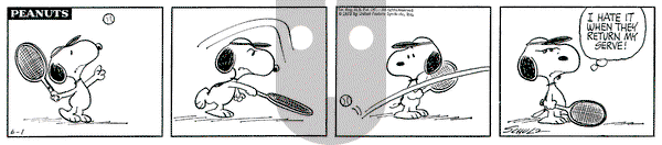 Peanuts on Friday June 1, 1973 Comic Strip