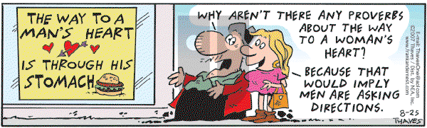 Frank and Ernest - Saturday August 25, 2007 Comic Strip