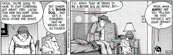 Get Fuzzy on Friday March 1, 2002 Comic Strip