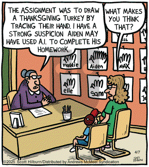 The Argyle Sweater on Monday April 7, 2025 Comic Strip