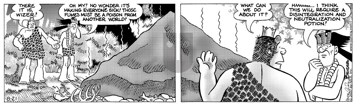 Alley Oop - Tuesday August 21, 2007 Comic Strip