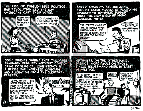 Ted Rall on Thursday June 4, 1998 Comic Strip