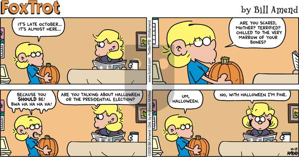 FoxTrot on Sunday October 25, 2020 Comic Strip