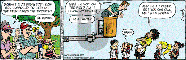 Cleats on Wednesday June 12, 2002 Comic Strip