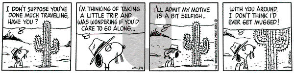 Peanuts on Monday October 24, 1983 Comic Strip