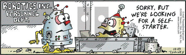 Frank and Ernest on Wednesday December 23, 2009 Comic Strip