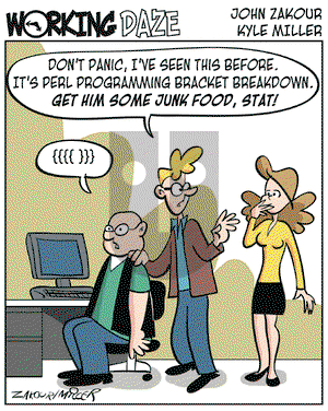 Working Daze on Monday April 10, 2006 Comic Strip