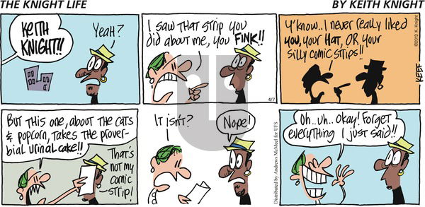 The Knight Life on Sunday April 7, 2019 Comic Strip
